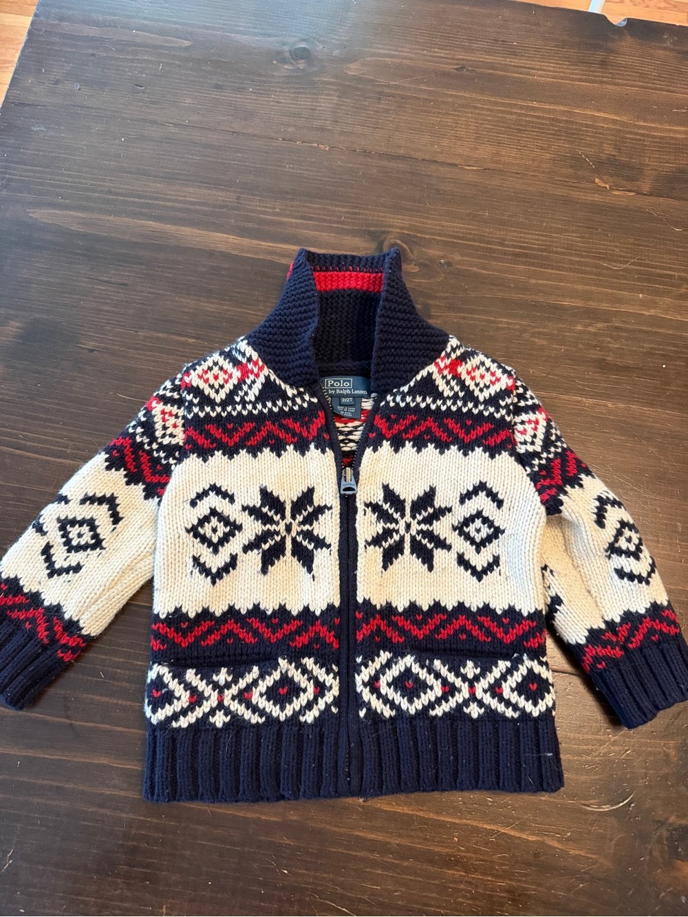 Vintage Polo Ralph Lauren Cowichan Sweater RARE 2T